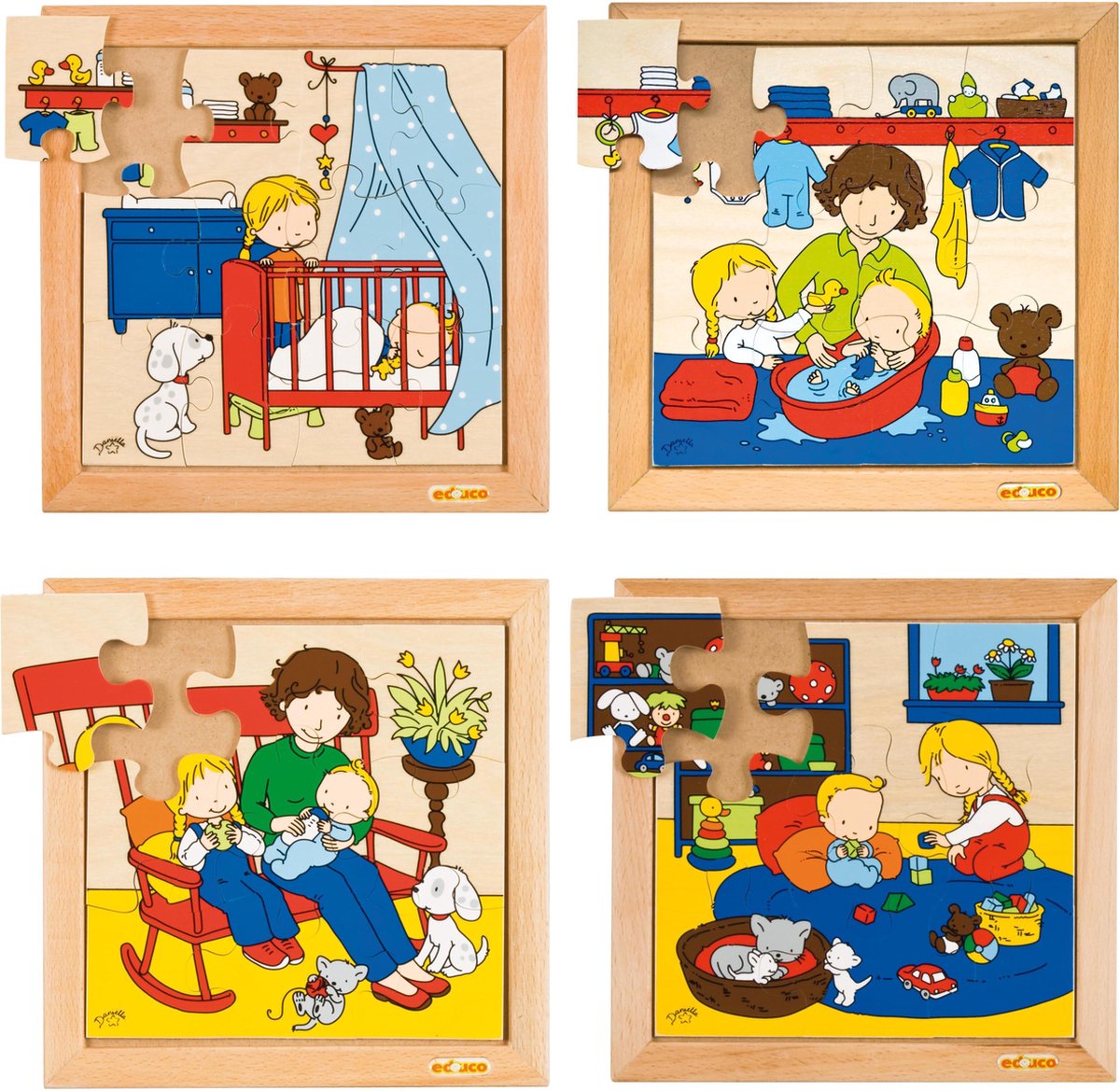 Babypuzzels | Set Ã  4 | Educo